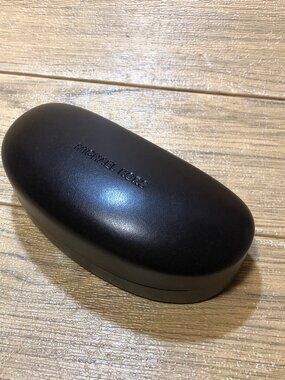 Michael Kors black eyeglass large clamshell case for shades